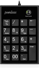 PPD-202 Wired 19 Keys Slim Numeric Keypad, Big Print Font, Silent Notebook Sciss picture