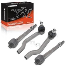 Set of 4, Front Inner & Outer Tie Rod End Kit, Compatible with Honda Pilot picture