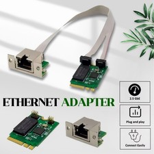 M.2 Key A+E 2.5G Gigabit Ethernet Network Lan Card 2500 Mbps RTL8125B Chipset picture