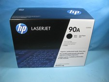 GENUINE HP 90A BLACK CE390A TONER CARTRIDGE -  - OPENED BOX picture