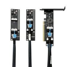 MCIO 8i PCIe 5.0 x8 Extension Cable Adapter Card for Discrete GPU Server picture
