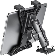 OHLPRO Heavy Duty Drill Base Tablet Holder Car Mount Dashboard 7-11.5, Black  picture