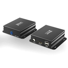 TESmart 8K@60Hz DP KVM Extndr Over Fiber 300M - NEW - DKE30SS-M25 - ... picture
