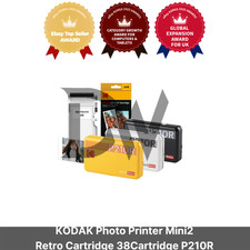 KODAK Photo Printer Mini2 Retro Cartridge 38Cartridge P210R Express / Genuine  picture