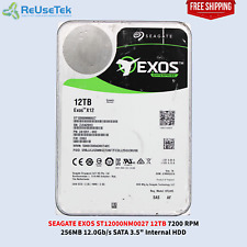 SEAGATE EXOS ST12000NM0027 12TB 7200 RPM 256MB 12.0Gb/s SAS 3.5