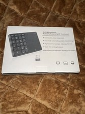 Slim Multi-Device BT14 Numeric Keyboard with Touchpad BT Wireless picture