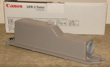 LOT of 2 - GENUINE CANON - GPR-2 TONER CARTRIDGES - Black - *NEW in BOX picture