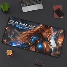 Samus Aran Gaming Mouse Pad, Extended Desk Mat, Gaming Accessories picture