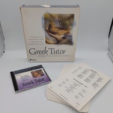 New Greek Tutor Interactive Learning System-CD-ROM Format-Flash Cards picture