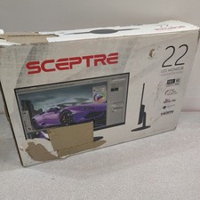 Sceptre E225W-19203R 22in. Ultra Thin 1080P LED Monitor  - Metallic Black picture