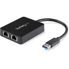 StarTech USB32000SPT USB 3.0 Dual Gigabit Ethernet Adapter USB Port picture
