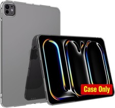 Slim Soft TPU Clear Case for iPad Pro 11 Inch M4 2024, Flexible Protective Cover picture