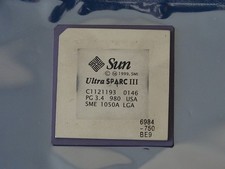 Sun Microsystems UltraSPARC III 750MHz CPU Processor SME1050A LGA C1121193 0146 picture