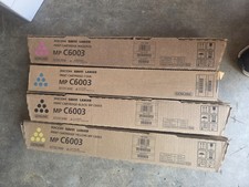 Ricoh Genuine Toner Set MP C6003 CMBY 841849 841850 841851 841852 A1 picture