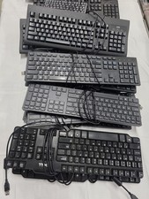 Lot Of 21 Used Keyboards Untested Mixed Wired And Wireless - No Receivers picture