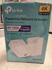 TP-LINK TL-PA7017 KIT AV1000 1000Mbps Powerline Extender Gigabit  2-Pack SEALED picture