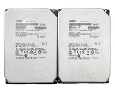 LOT OF 2 HGST Ultrastar 6TB HUS726060ALS640 Enterprise SAS 3.5
