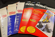 Office Depot High Gloss Inkjet Photo Paper 8.5x11 25 Sheets - Lot of 5 picture