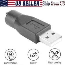 PS/2 PS2 Male to USB Female Adapter Converter Connector For Computer PC Keyboard picture