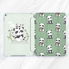 Cute Kawaii Panda Bear Green Case For iPad 10.2 Mini 7 Air 13 11 Pro 13 10.9 9.7 picture