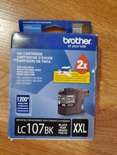 BROTHER LC107BK Super High Yield BLACK Ink Cartridges / EXPIRATION 01/2018 picture