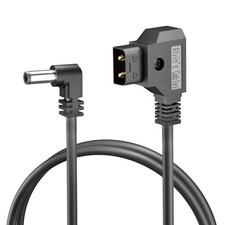 1.5m Power Tap DTap To 2.1 DC 12V Right Angle Cable For Blackmagic Monitor picture