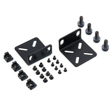 Rack Mount Kit Universal 1U Rack Ears Adjustable Hole Distance picture