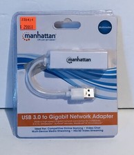 Manhattan 506847 USB 3.0 To Gigabit Network Adapter White picture