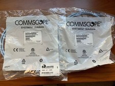 Lot of 2 CommScope Systimax Solutions CPC6642-02F009 D8PS-LB-5FT PC Ethernet picture