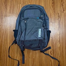 Thule 15 in Laptop Backpack Nylon Padded Solid Gray/Black Universal Compatible picture