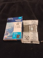 Brother LC20EC XXL Cyan Ink Cartridge Genuine Original. 11/2026 open ink sealed picture