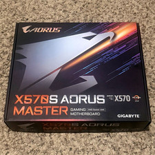 Gigabyte X570S AORUS MASTER AM4 Motherboard Excellent + Box + Accessories picture