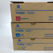 Konica Minolta TN319 Toner Cartridge Set C M Y A11G430 A11G330 A11G230 Genuine picture