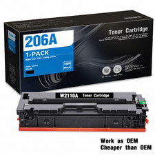 206A W2110A 1BK Toner Cartridge for M255dw M255nw M282nw M283cdw M283fdw M283fdn picture