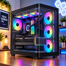 ARGB Gaming Desktop i7 PC Up to 64GB RAM 1TB SSD RTX 5060 Win11 Wifi picture