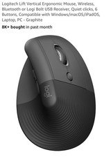 Logitech Lift Vertical Ergonomic Mouse, Wireless Bluetooth - Left Handed picture