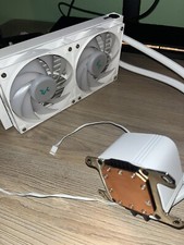DeepCool LS520 SE WH Liquid Cooler 240mm 4th Gen Dual-Chamber Pump 3100RPM 280w picture