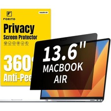 F FORITO 360° Privacy Screen Protector Compatible with MacBook Air 13.6 inc picture