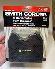 Smith Corona H 21000 Black Correctable Film Ribbon 2 Pack for H Series picture