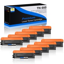 10PK TN630 TN660 Toner Cartridge for Brother MFC-L2685DW MFC-L2700DW DCP-L2540DW picture