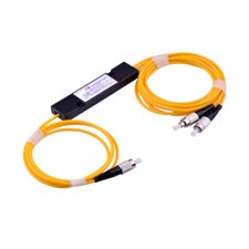 2PCS FC UPC 1x2 Fiber Optic PLC Splitter, Singlemode Fiber pigtails FBT Splitter picture