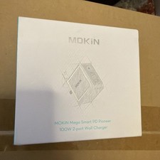 MOKiN 100W GaN II Fast Charger Dual USB-C Wall Charger for MacBook Pro iPhone Pc picture