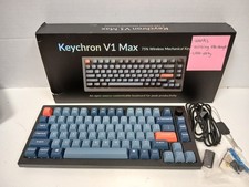 Keychron V1 Max Wireless 75% RGB Mechanical Keyboard With Brown Switches *READ* picture