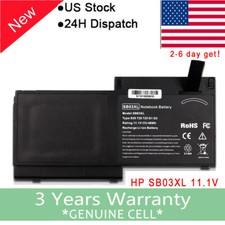 New Battery SB03XL For HP Elitebook 720 G1 G2 725 820 825 717378-001 716726-421 picture