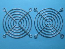 8 pcs DC Fan Grill Protector Silver Finger Guard Used for 80mmx80mm Fan 8cm New picture
