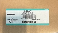 NEW NKFP48Y Netkey 48 Port Snap-in Faceplate Patch Panel Panduit 105N55 picture