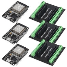 3 Sets ESP-WROOM-32 ESP32 ESP-32S 30 Pin Micro USB + 30pin breakout  picture