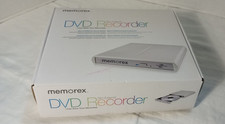 Memorex Slim External DVD Recorder USB CD/DVD Burner Drive w/ Box & Cables picture