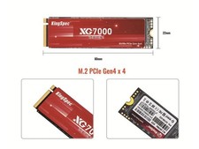 XG 7000 2TB M.2 2280 PCIe Gen 4.0x4 NVME 1.4 Speed up to 7400MB/s Write KingSpec picture