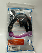 Manhattan 766623-30014-8 Power Cable Black 6ft. (1.8M) Schuko Plug - New picture